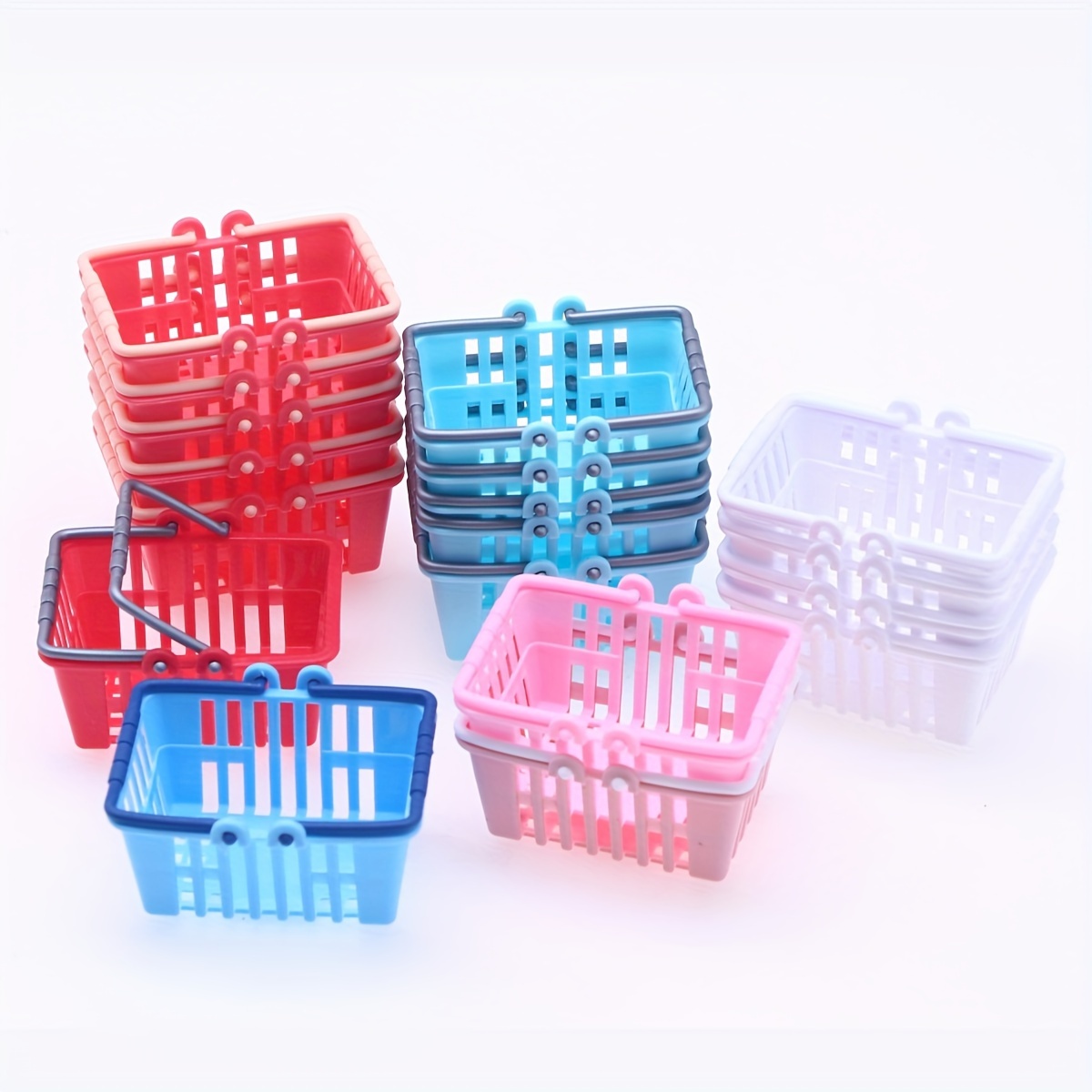 Miniature Shopping Basket Mini Baskets - Temu