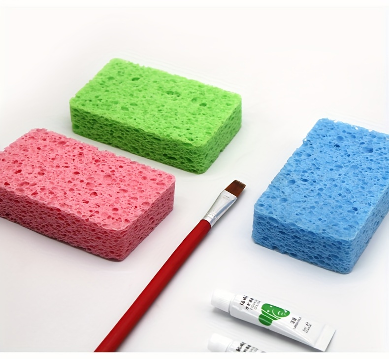 4 Colors/set Painting Sponge Moisturizing Special Watercolor Pen Sponge  Strong Water Absorption Cleaning Tool Art Supplies