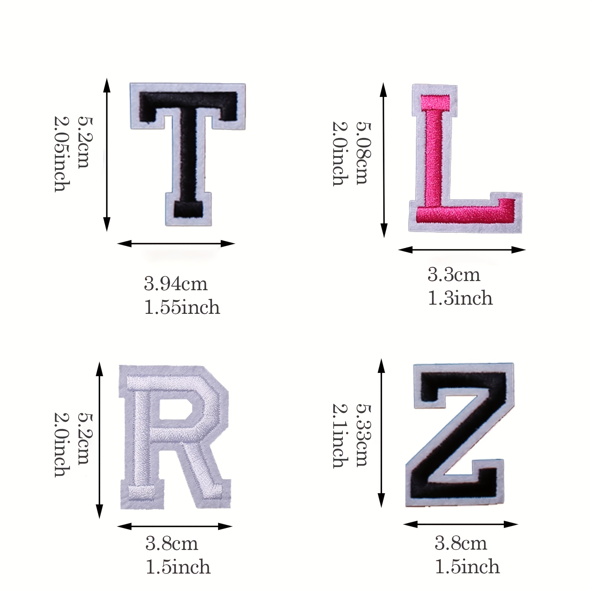 Letter Patches With Ironed Adhesive Decorate Iron On Letter - Temu
