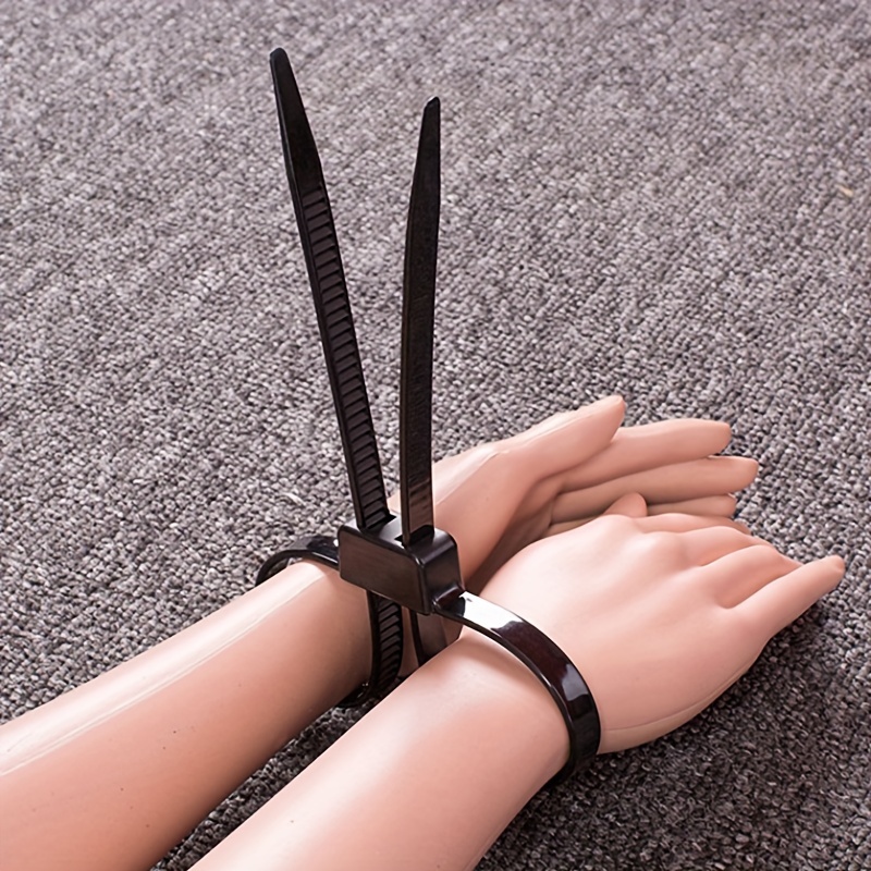 Professional disposable nylon fiber handcuffs