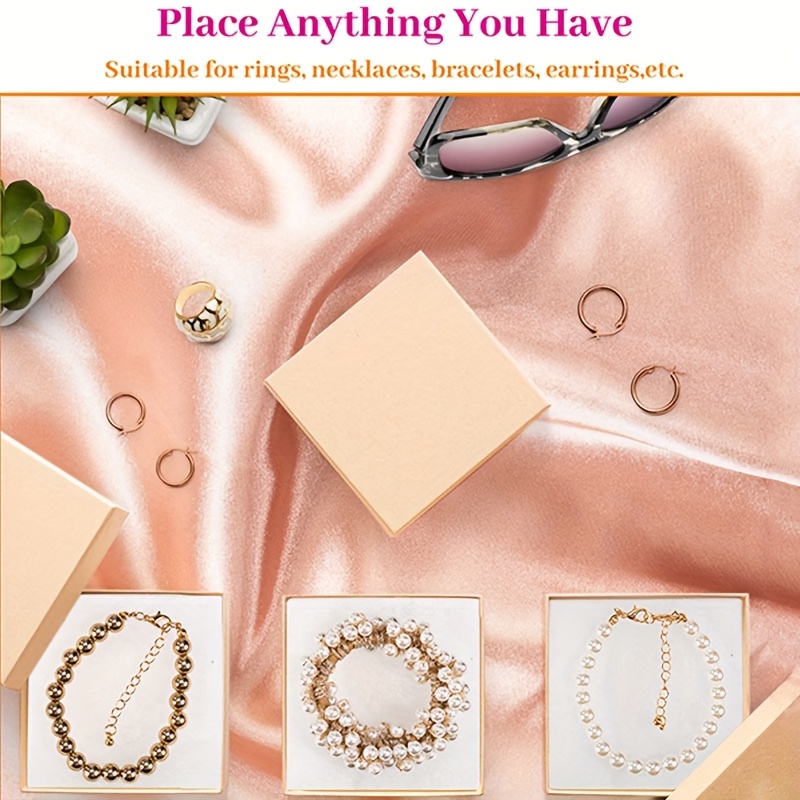 Jewelry Gift Box Necklace Earrings Ring Bracelet Paper Box - Temu