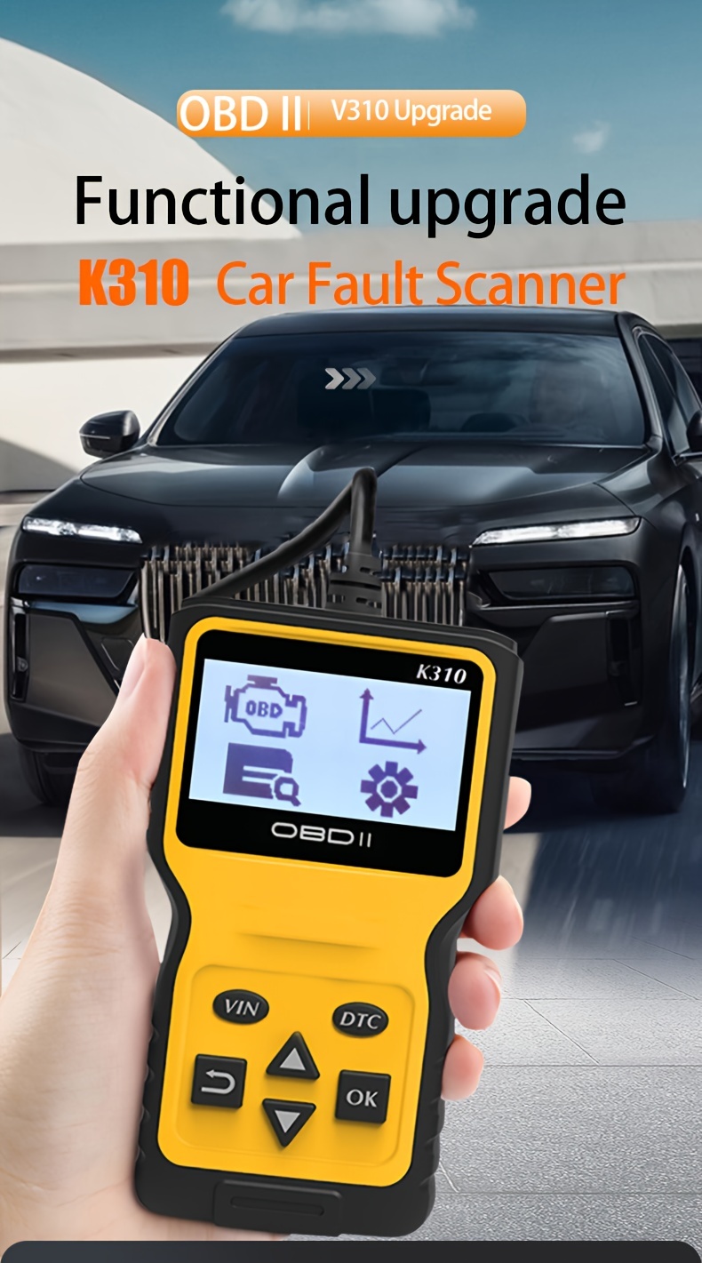 V310 OBDII EOBD Code Reader Automobile Diagnostic Scanner For All OBD2 OBDII  Protocols Cars