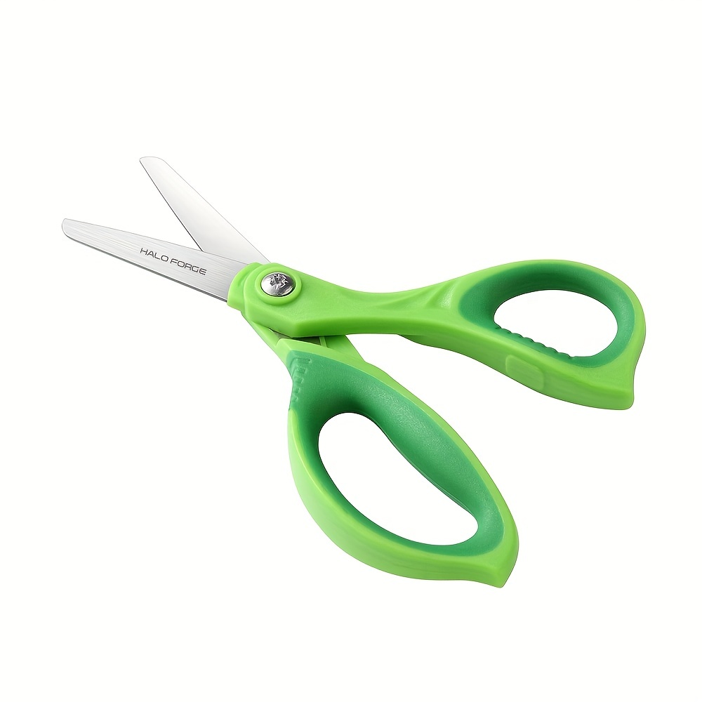Fiskars Kids Scissors Total Control for learning, 3y+, 13cm in green or red