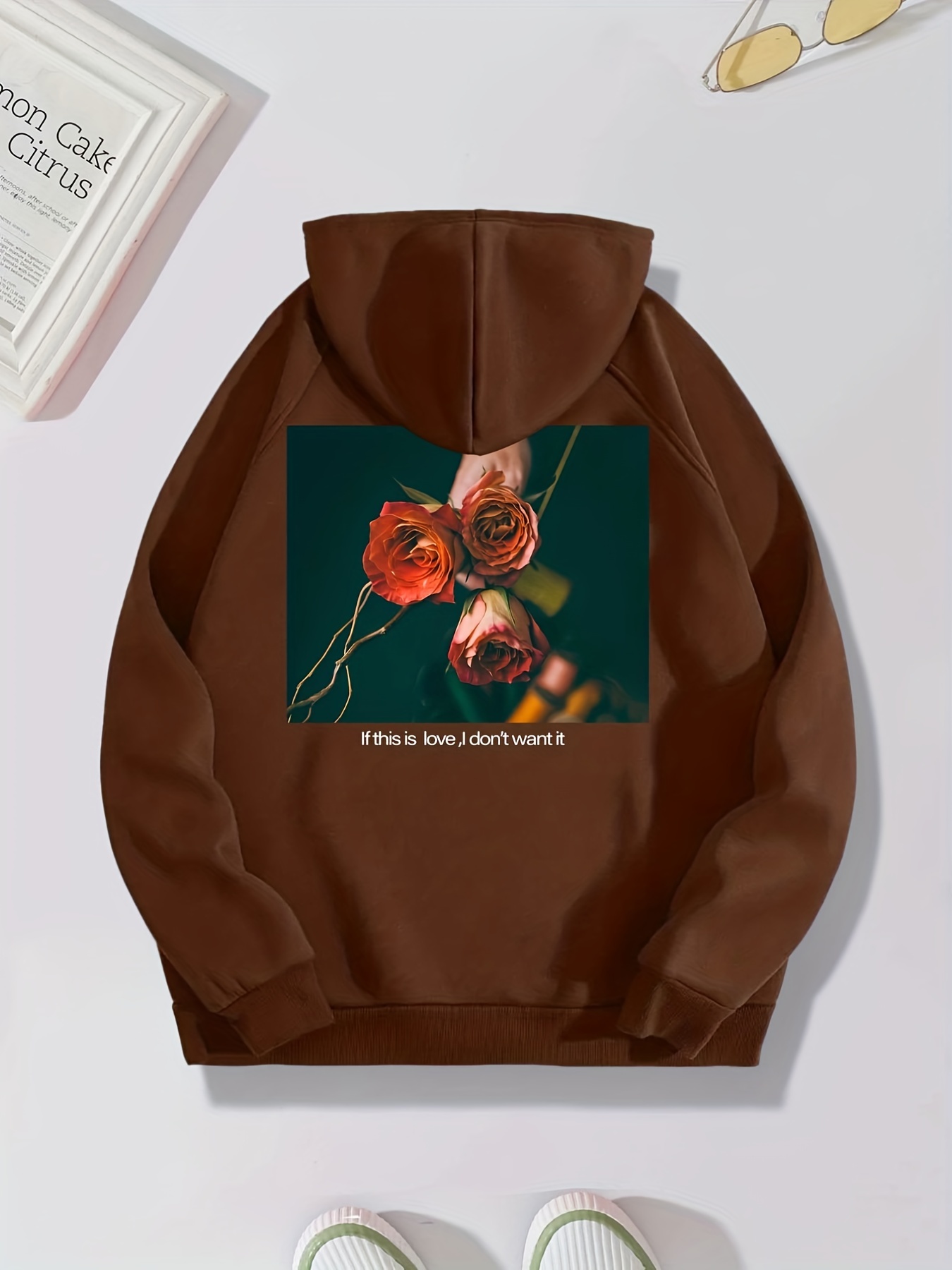 Hoodies with outlet roses men