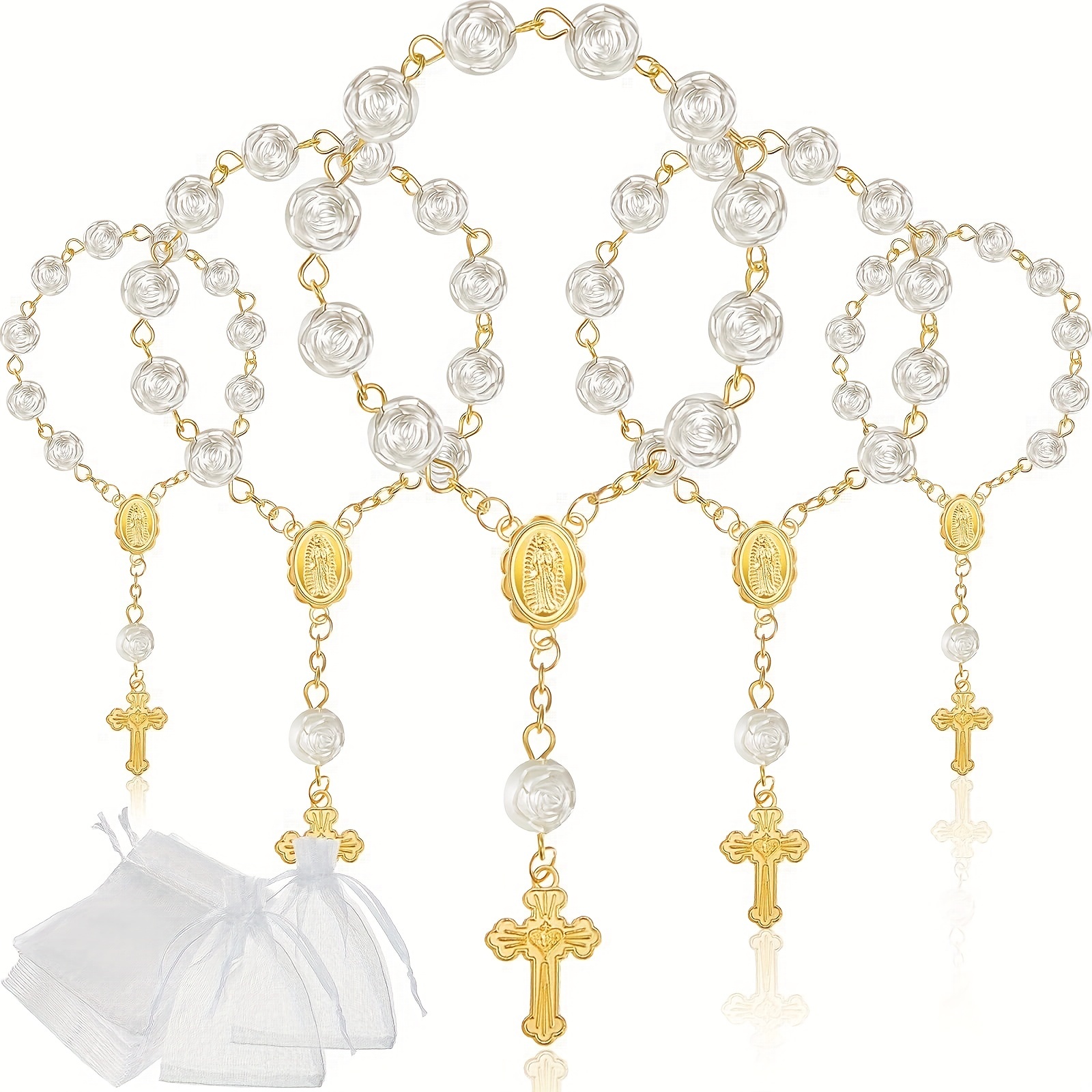 Holy Family Mini Rosaries, Small Rosaries, Baptism Favors, Wedding