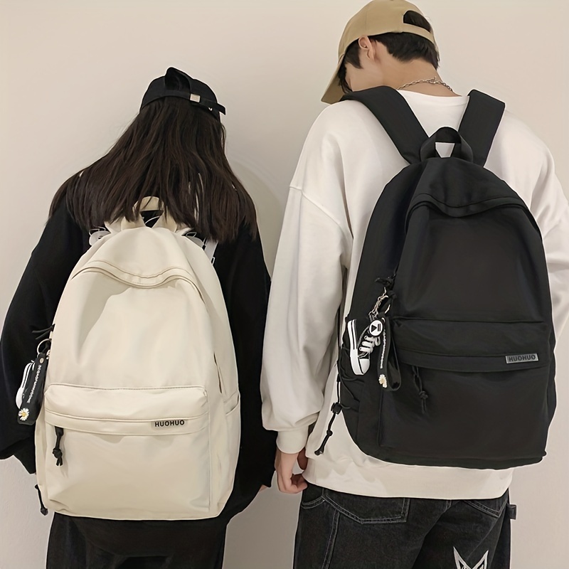 

Casual Large Capacity Backpack Simple Schoolbag Travel Bag