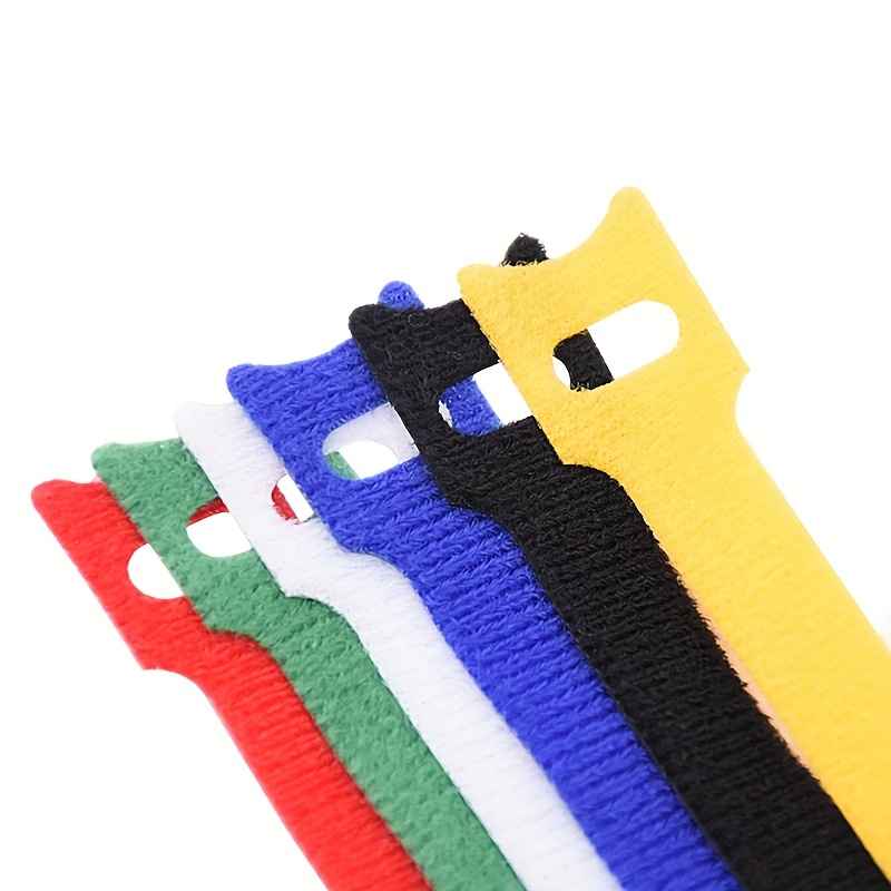 Reusable Fastening Cable Ties With Hook And Loop Multi - Temu