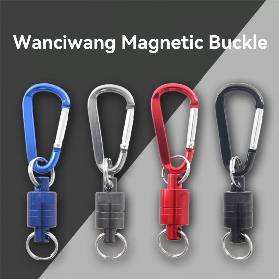 Lure Magnetic Net Release Holder Keychain Strong Magnetic Carabiner  Portable Outdoor Fishing Camping Mountaineering Tool - Sports & Outdoors -  Temu