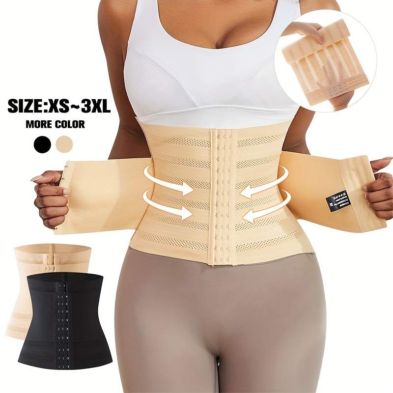 Women's Waist Trainer Belt With Slimming Compression Wrap For