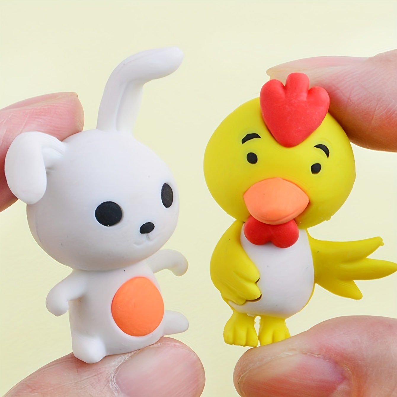 Cute 12 Zodiac Animal Shaped Erasers Students School Temu