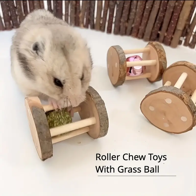 Natural Wood Chew Toys For Hamster