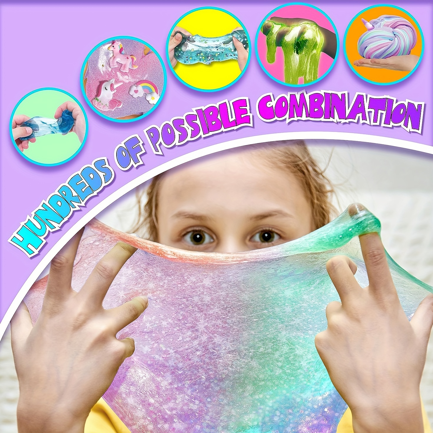 Diy Slime Kit For Girls Toys Party Favors With Ghost Mold - Temu