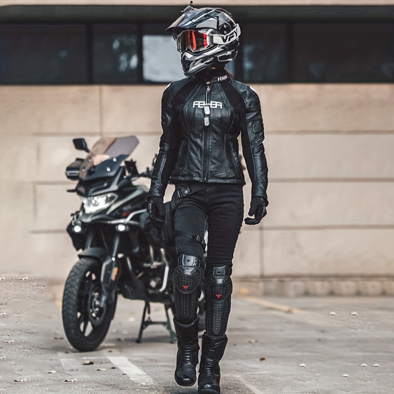 Mujer Chaqueta Moto Mujer Moto Impermeable Moto Con Motociclista Armadura