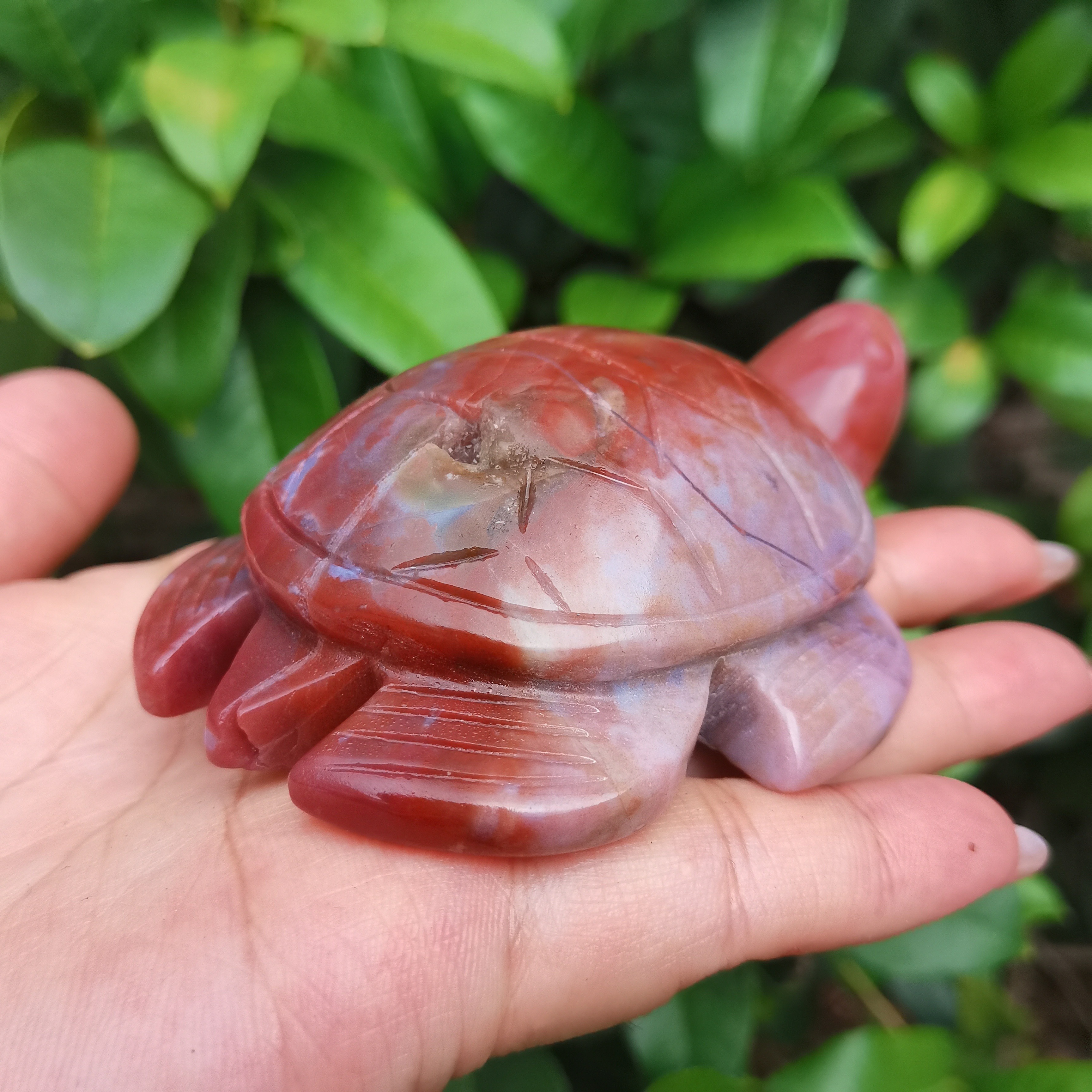 Mini Crystal Carving Turtle Ornament for Decoration