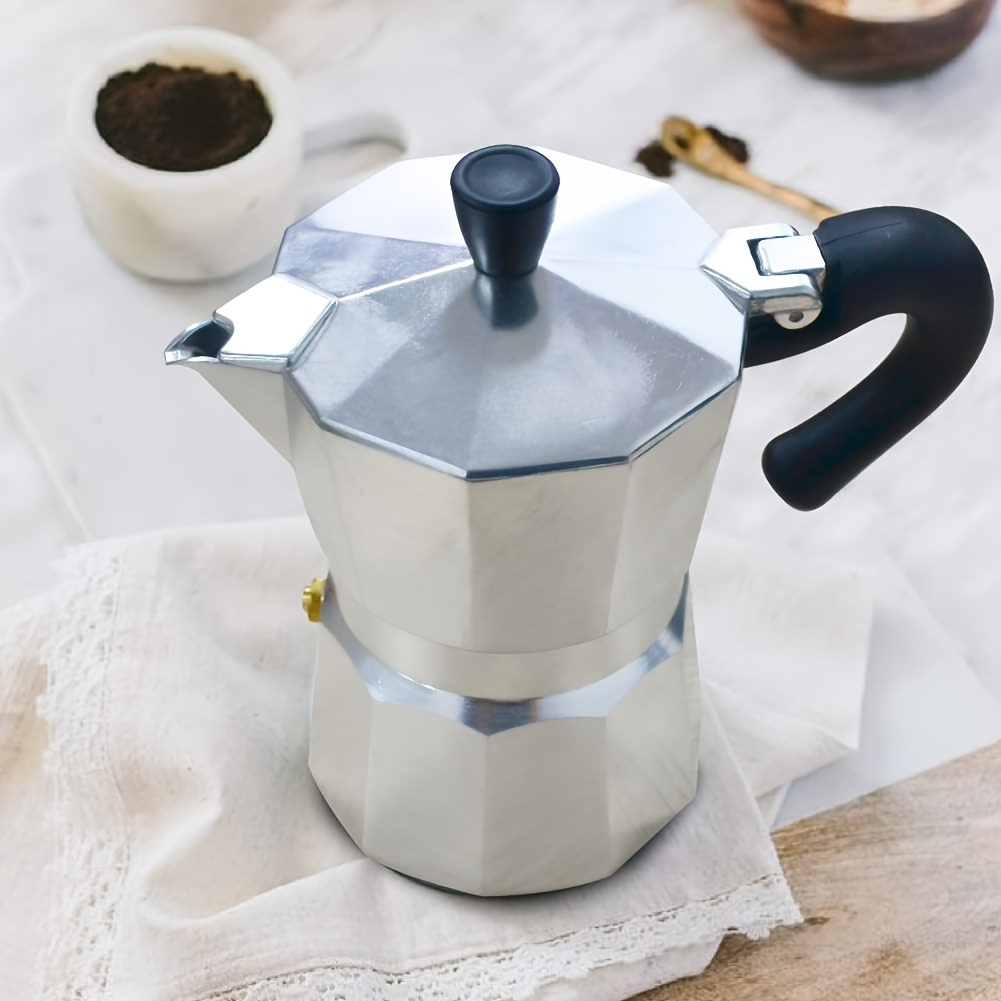 Coffee Pot Maker Espresso Stovetop Italian Percolator Stove Kettle Pots Machine Classic Mocha Metal Express Teapot, Size: As Shown