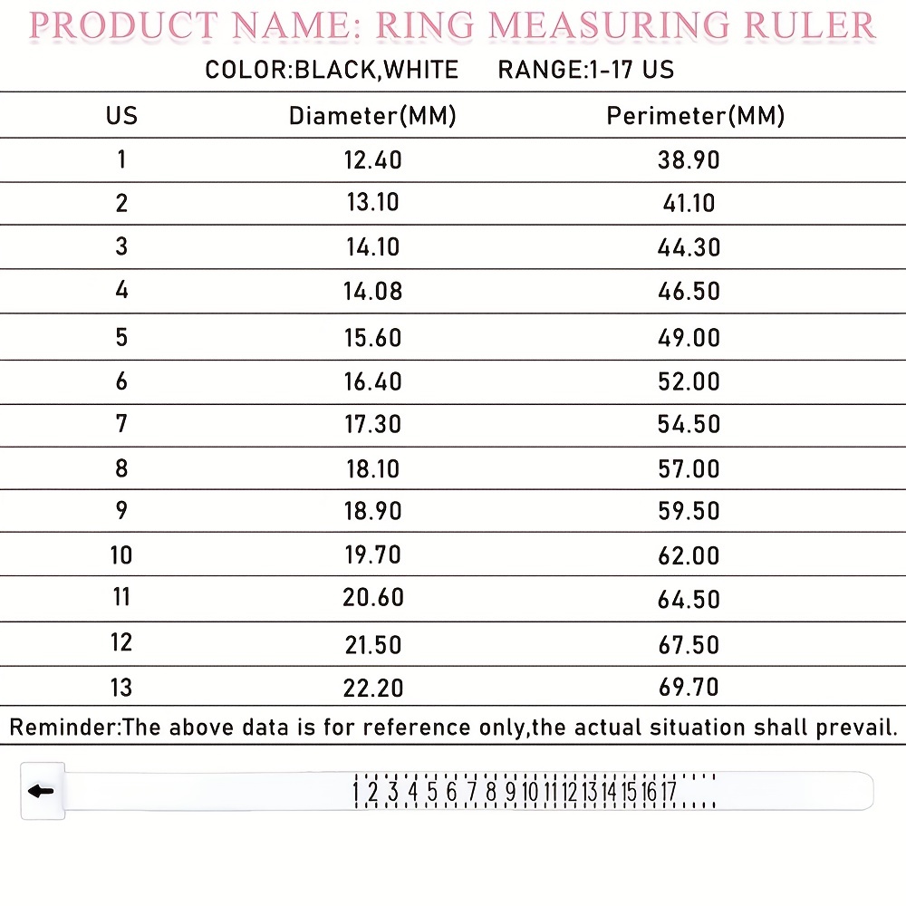 Ring Sizer Measuring Tool, Metal Ring Sizer Guage, Sizes Ring Measurement,  Finger Sizing Measuring Tool Set For Jewelry Making Measuring, Size 1-13  With Half Size - Temu United Arab Emirates