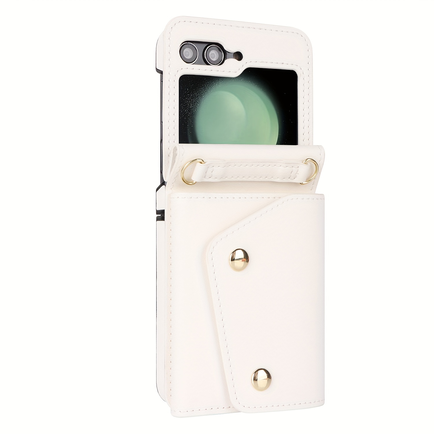 For Samsung Galaxy Z Flip 5 4 3 Cute Camera Style Shockproof Phone Holder  Case