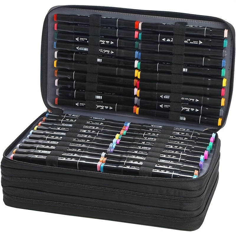 Dropship 1pc Portable Colored Pencil Case, 120 Slots Colored