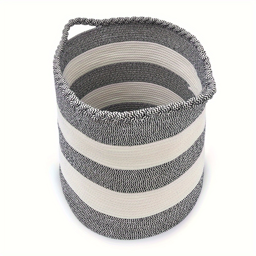 1 Pack, Cesta Almacenamiento Tejida Cuerda Plátano Asa, Organización Cocina  Dormitorio, Cesta Almacenamiento, Material Natural Tejido, Cesta Tejida  Paja Extra , Cesta Tejida Ratán, Compra En Temu Empieza Ahorrar