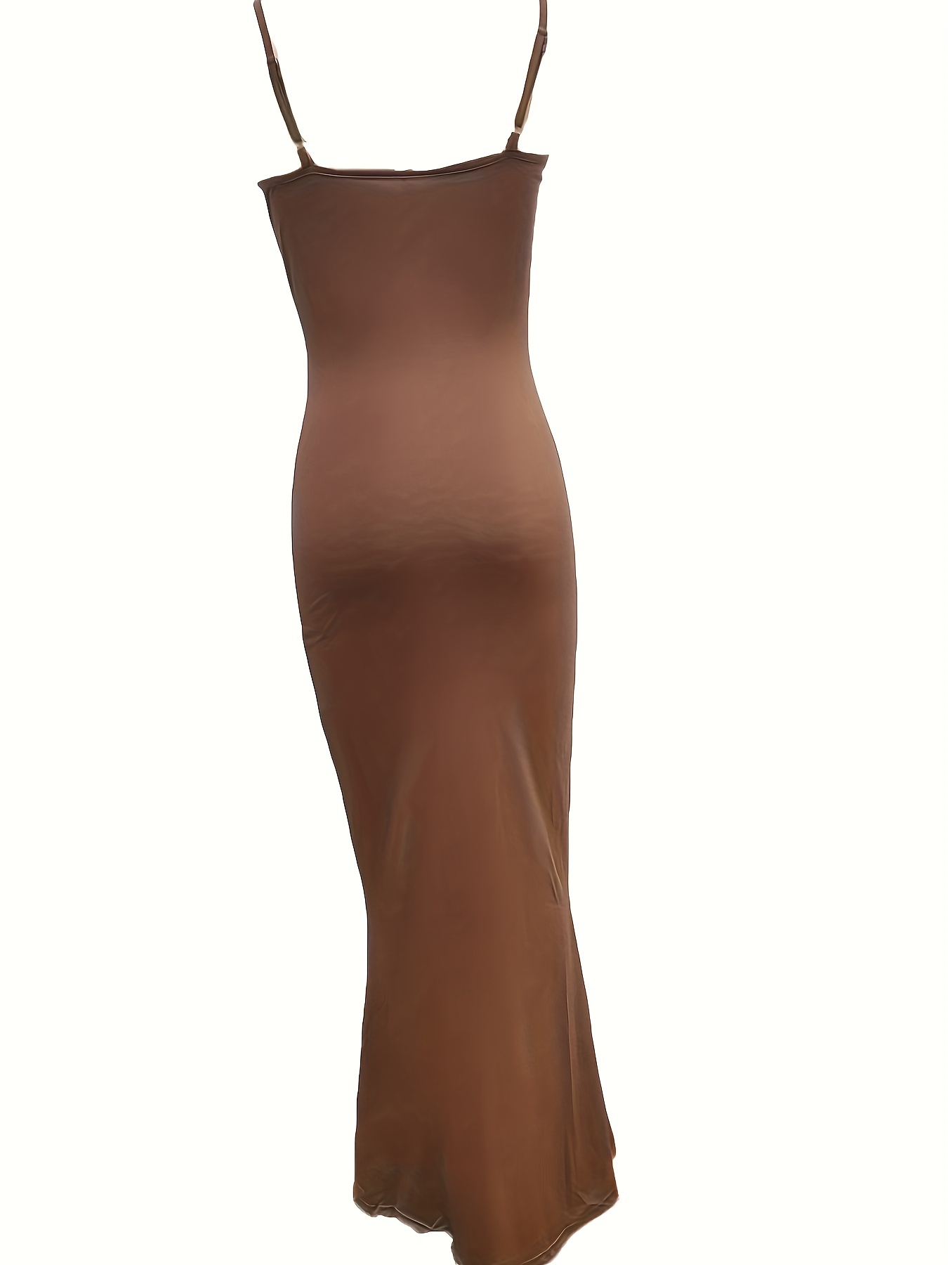 Women Sexy Bodycon Maxi Dress Sleeveless Solid Color Slip Dress Elegant  Long Cami Dresses Evening Party