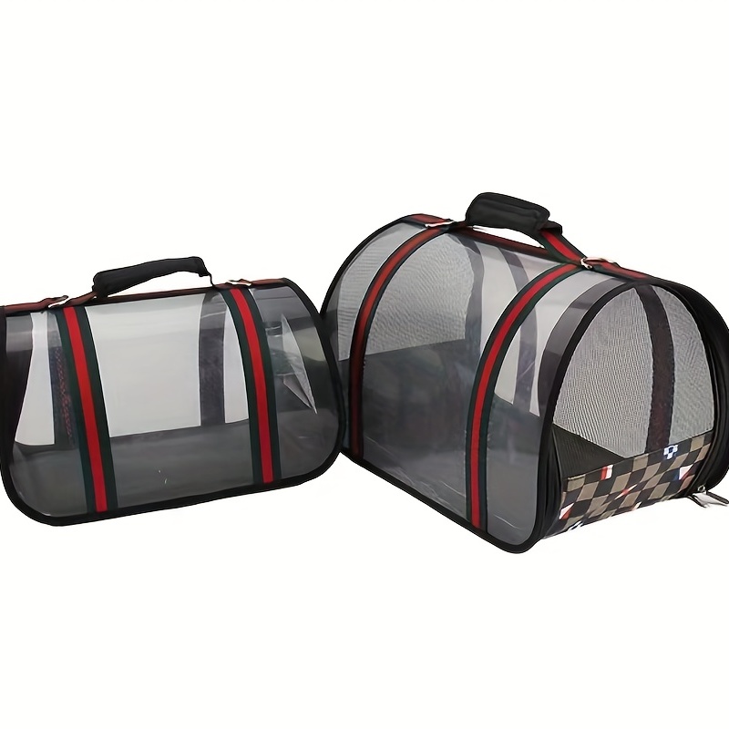 Travel In Style With This Soft & Transparent Pet Carrier - Perfect For Cats  & Puppies! - Temu