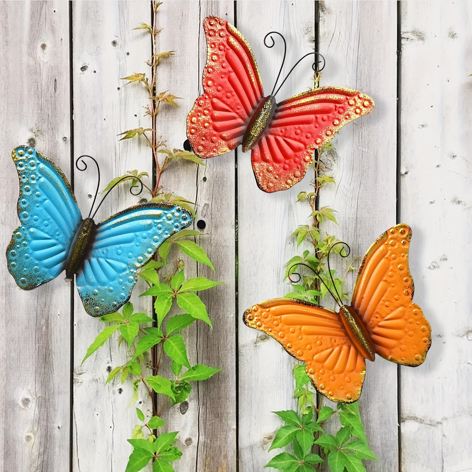 Metal Butterfly Wall Decoration 3d Butterfly Wall Art - Temu