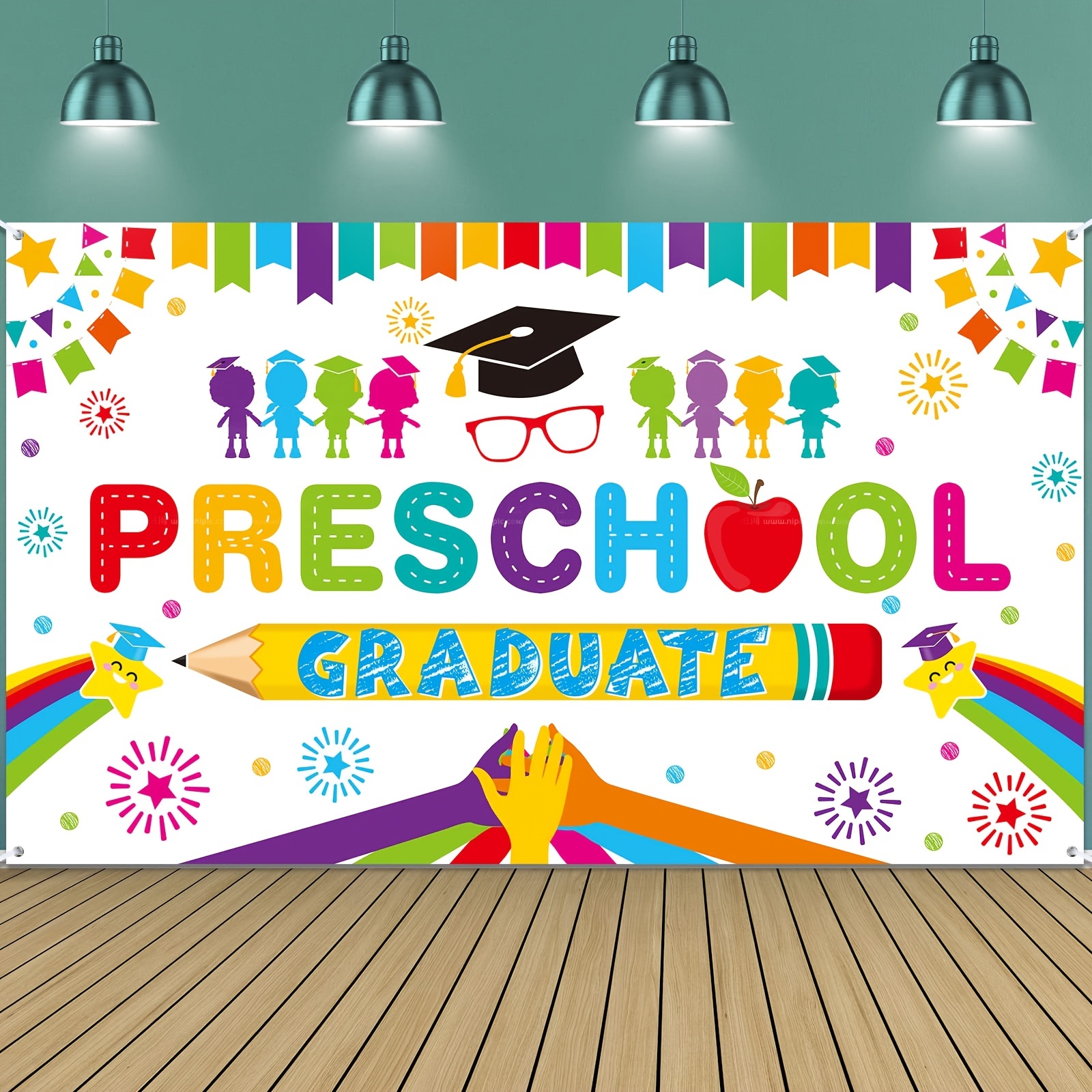 preschool graduation backgrounds