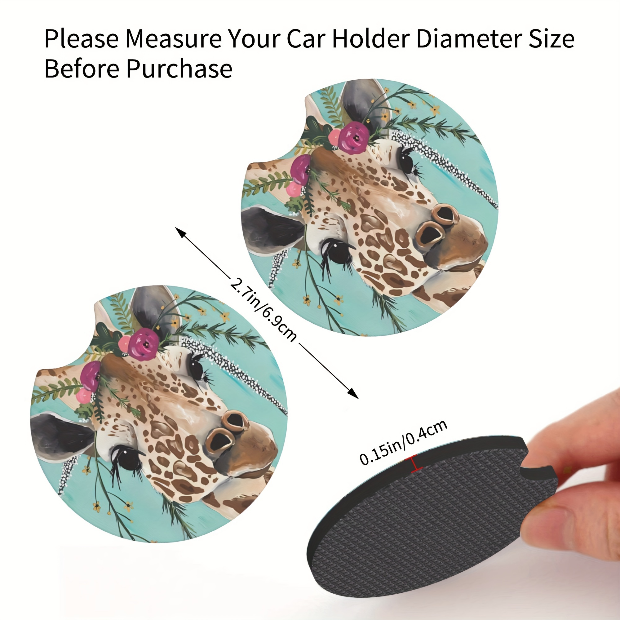 Giraffe Print Measuring Cups