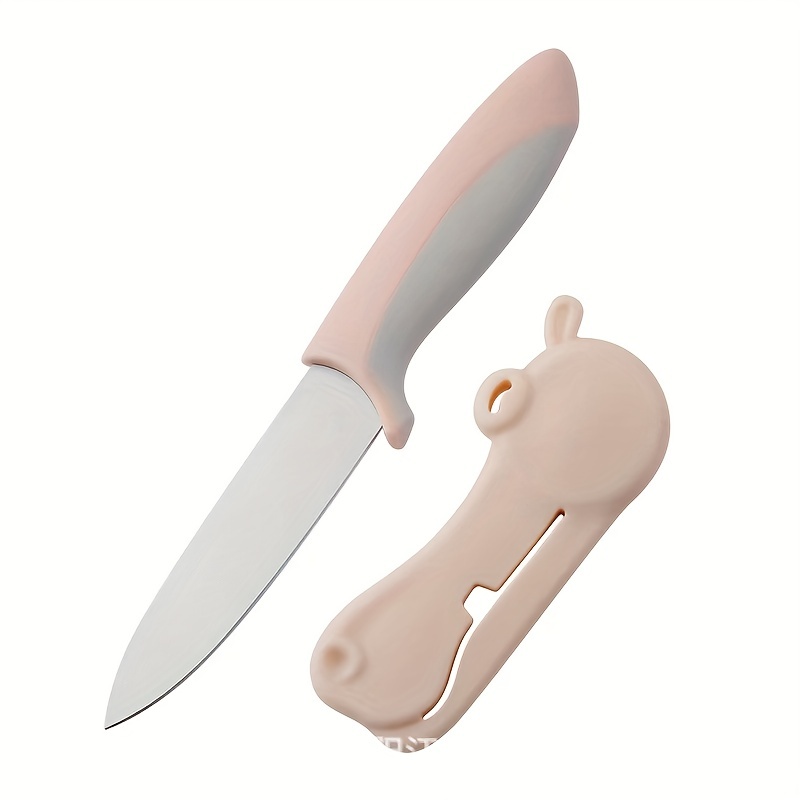 Kitchen Knife Set Cute Kawaii Flower Pattern Paring Knife - Temu