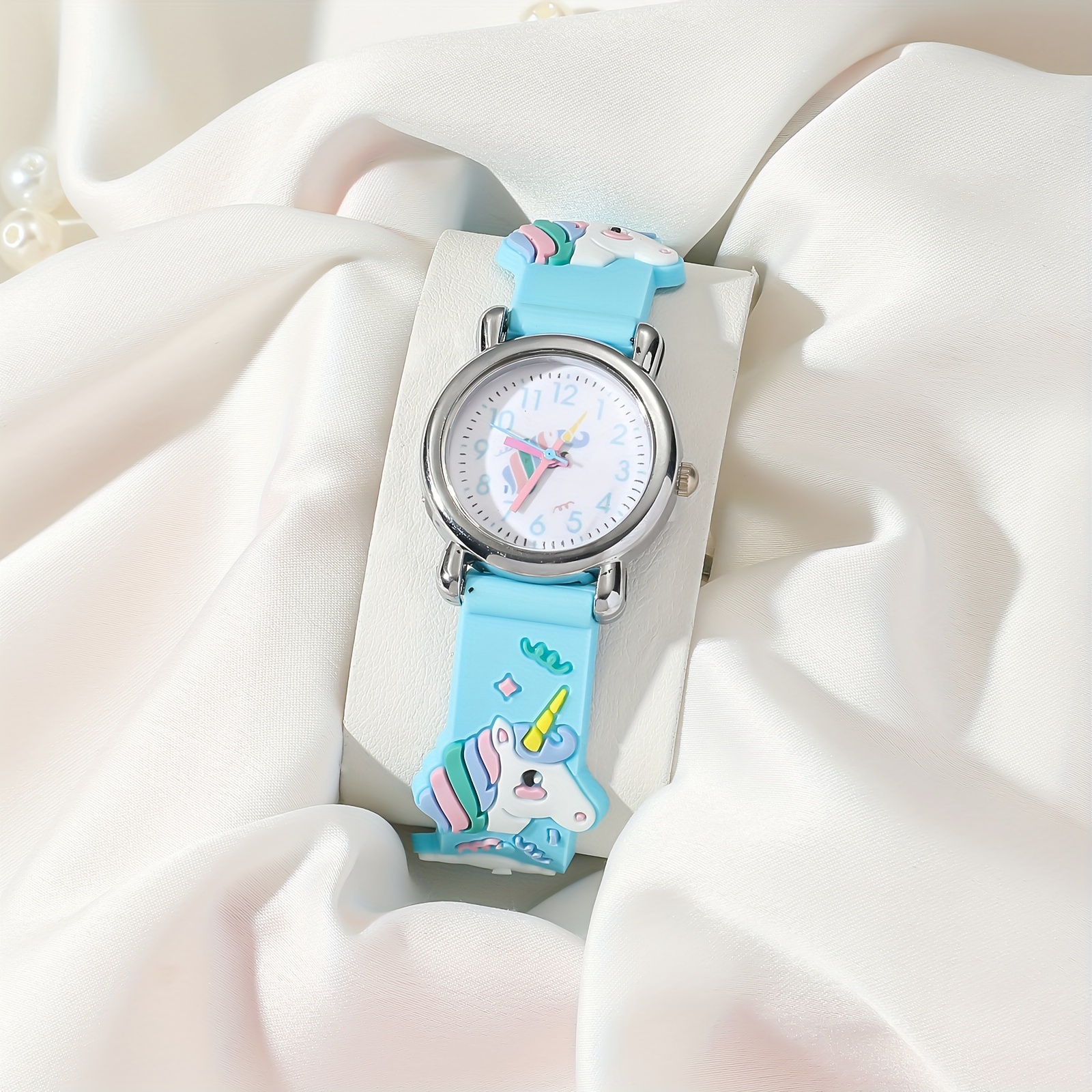 Kids Cute Creativity Silicone Unicorn - Temu Ideal Quartz Watch