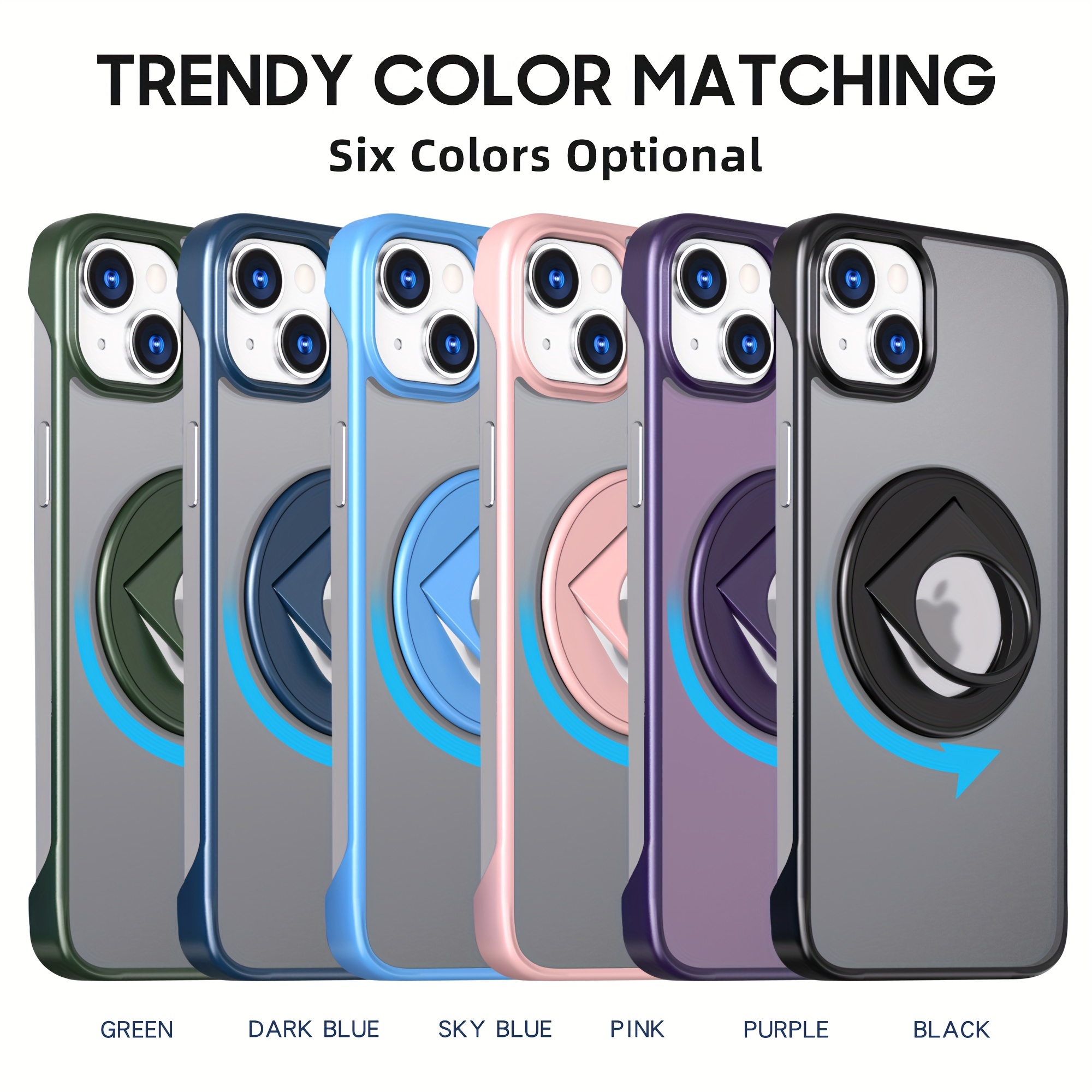 360° Stand Iphone 14 15 Series Compatible Wireless Temu