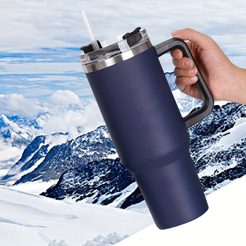 Stylish Stainless Steel Vacuum Insulated Cup Keeps Drinks - Temu