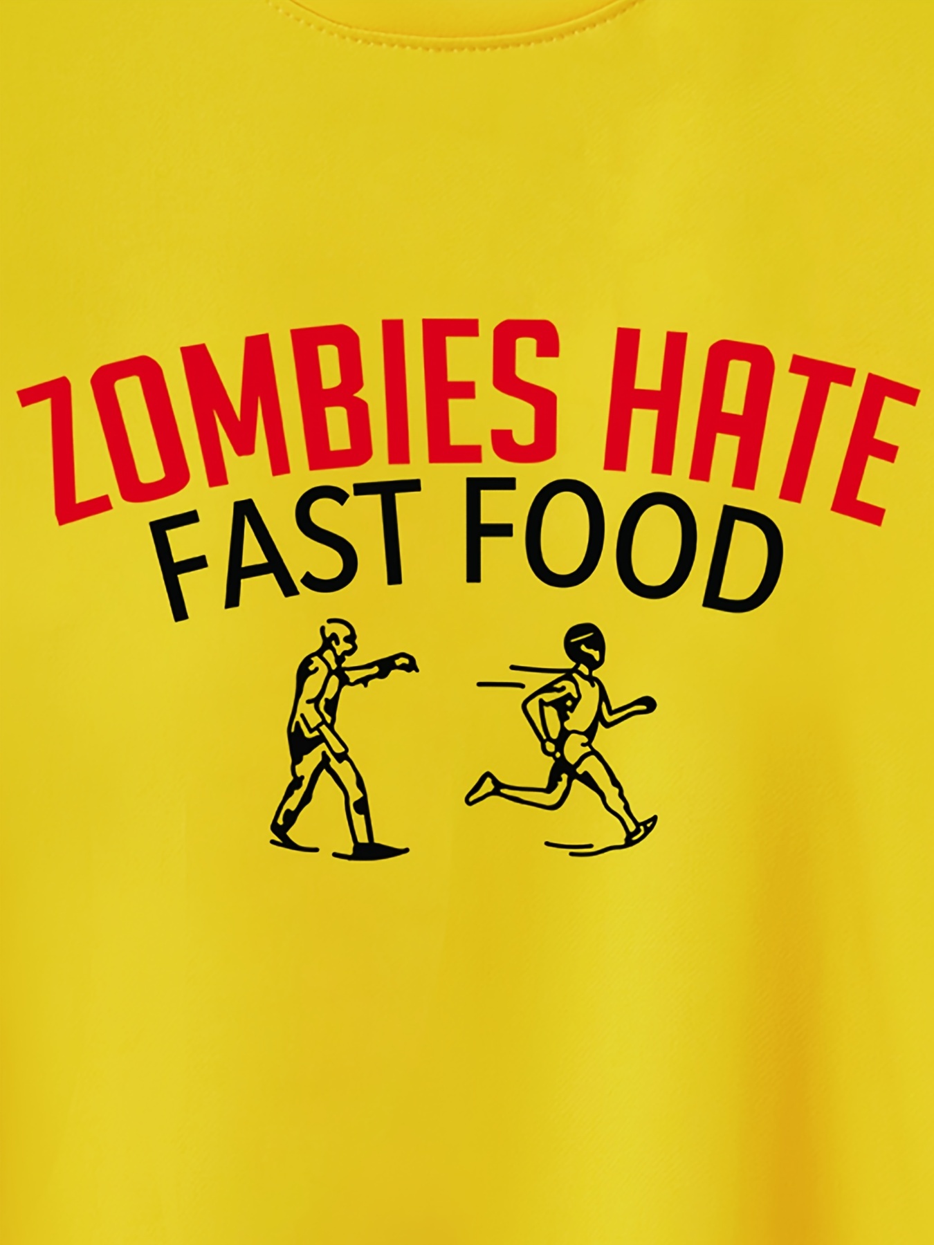 Camiseta Zombies Hate Fast Food