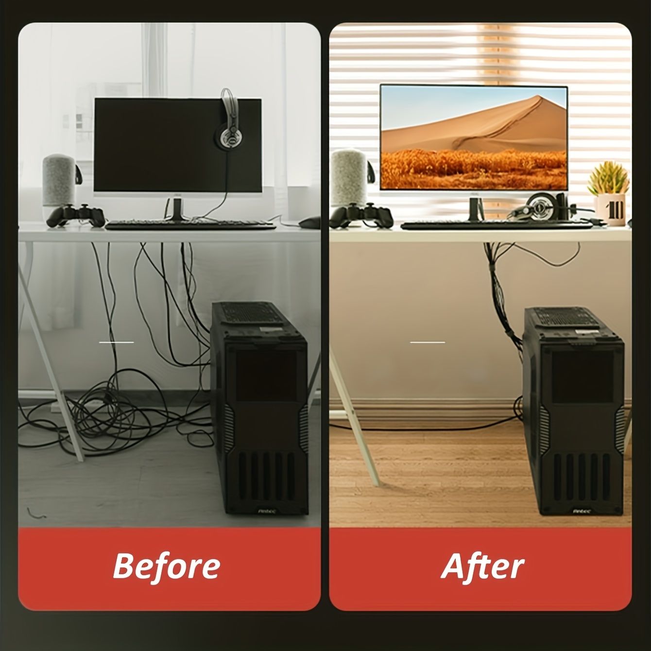 1 Roll Of Multi-colored 3meter Tearable Data Cable Storage Back-to-back Tie Nylon Self-adhesive Hook And Loop Plant Strap Multi-purpose Strap