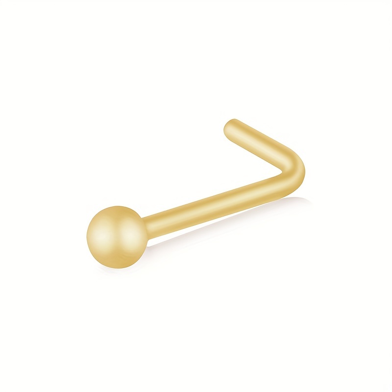 12pcs Candy Nose Ring Screws, Body Piercing