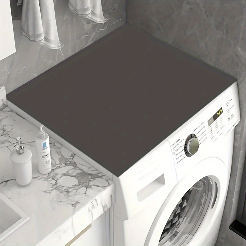 EFELIM Washer Dryer Top Mat Covers, Washing Machine Top Cover Quick-Drying  Fridge Protector Cover Anti-Slip Rubber Bedside Table Microwave Oven