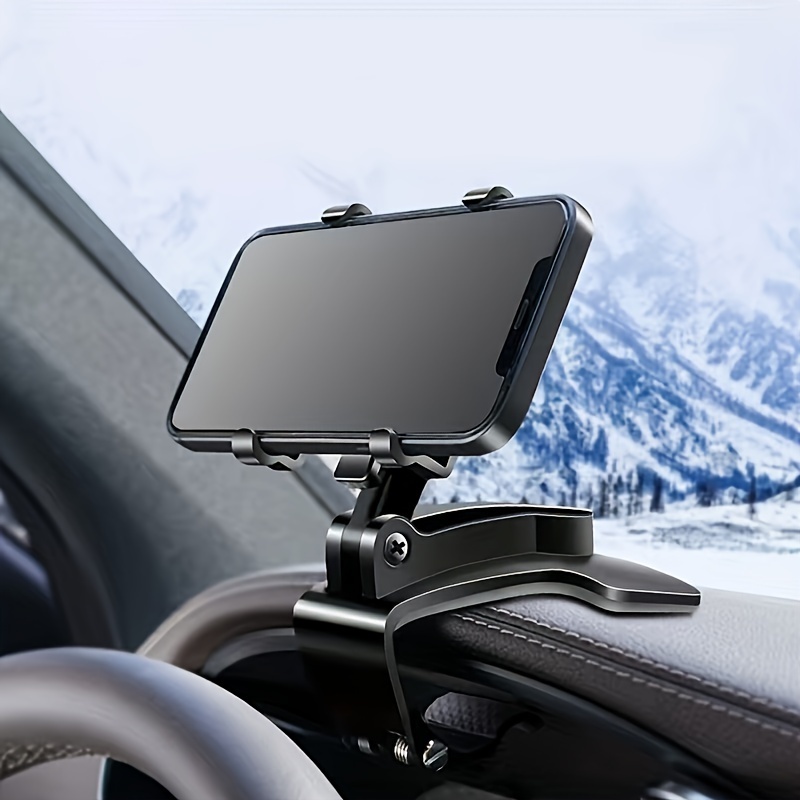 Car Vehicle Dashboard Phone Holder Retractable Rotating - Temu