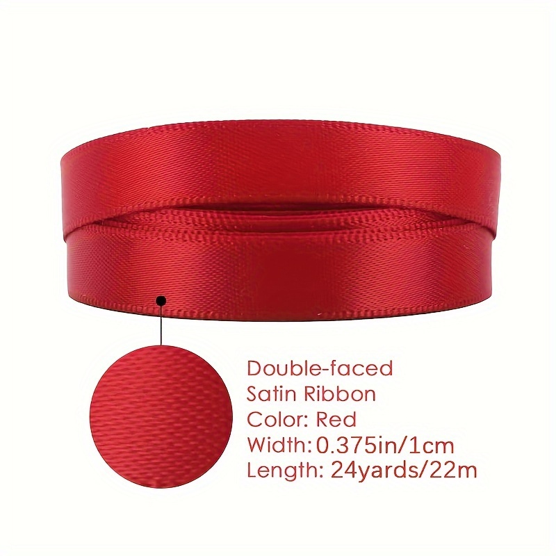 Medallion Gold 5/8 Inch x 100 Yards Satin Double Face Ribbon 