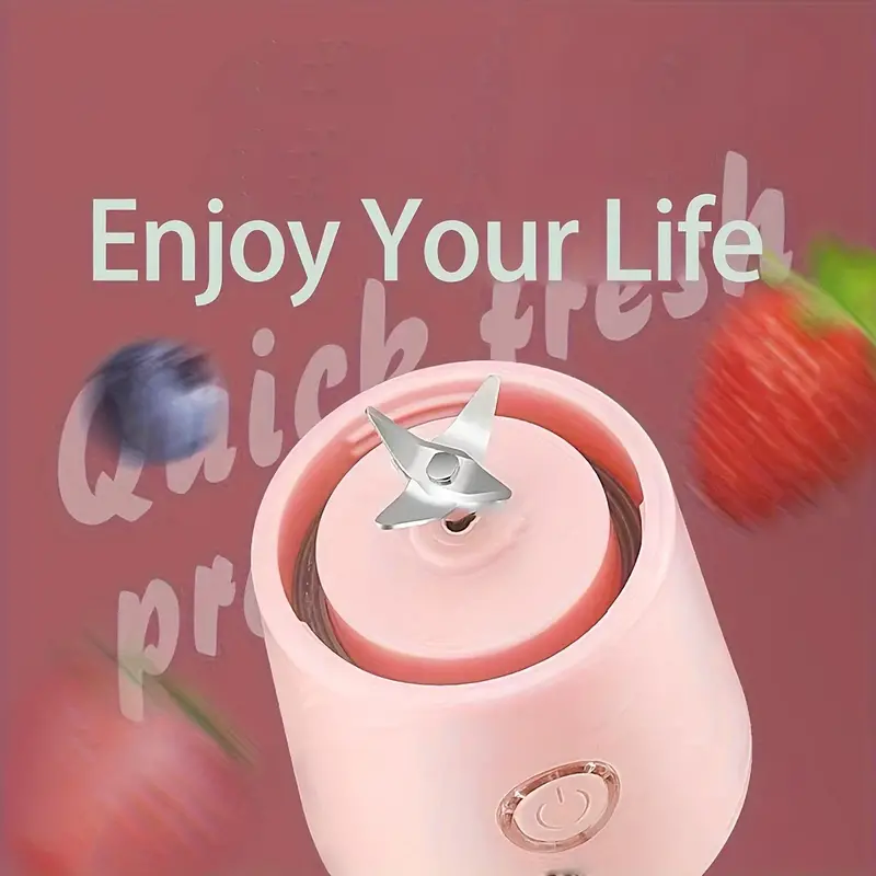Licuadora Portátil Mini Licuadora Para Batidos Y Batidos De Frutas,  Mezcladora Recargable Por USB Para Comida De Bebé, Gimnasio Y Viajes - Temu