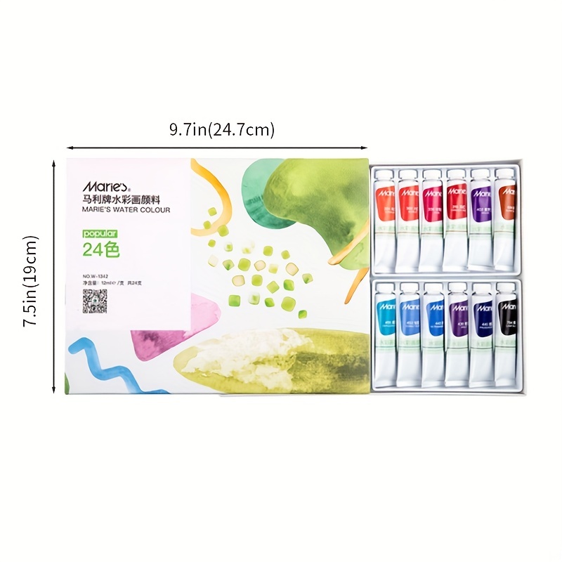 12/24 Watercolor Paint Set Premium Watercolor Paint With - Temu