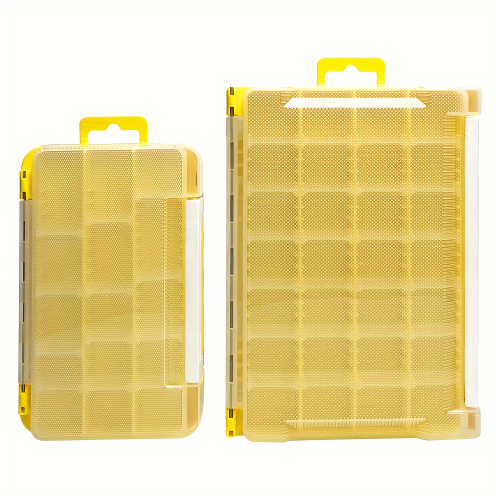 Double sided Tool Storage Box Grids Handles Plastic Small - Temu