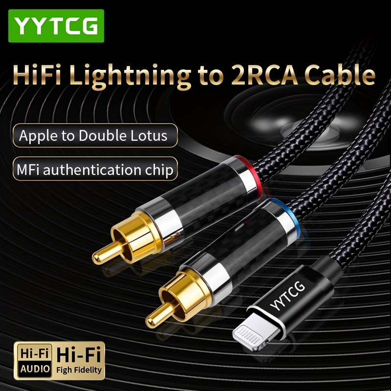 Cable Lightning PREMIUM 35mm TRS Audio HiFi Apple Chip iPhone Coche UGREEN