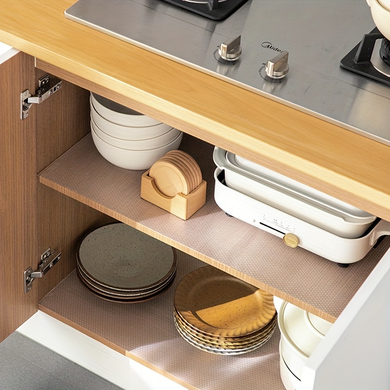 Kitchen Shelf Liner Kitchen Table Mat Drawers Cabinet - Temu