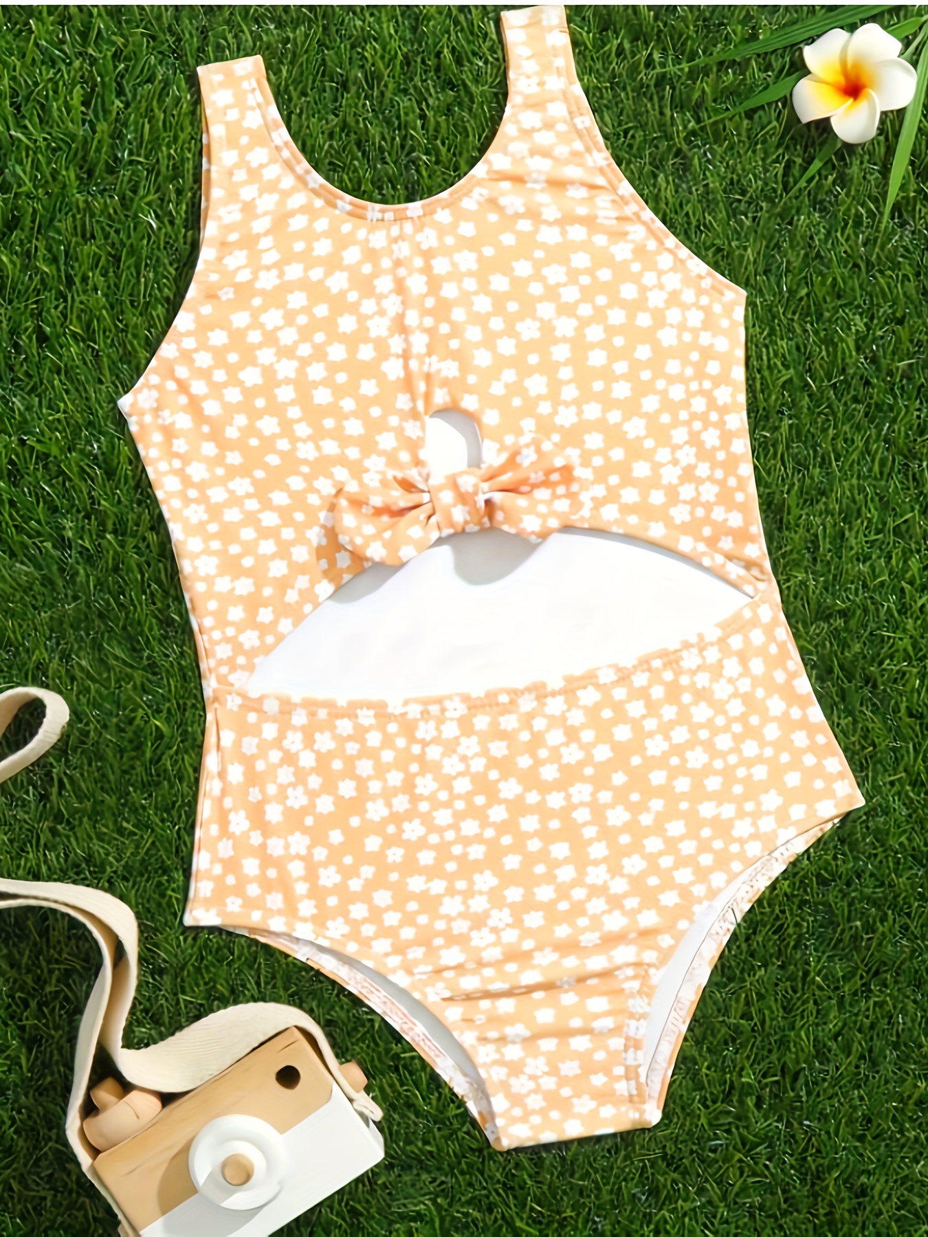 2023 Neue Baby Mädchen Sonnenschutz Gestreiften Badeanzug - Temu