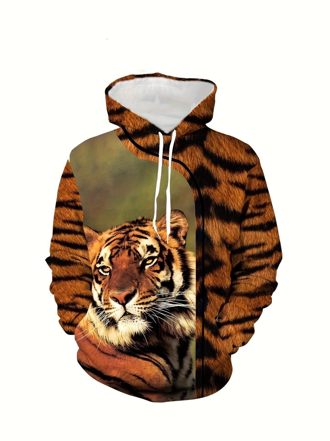 Tiger print sweater discount mens