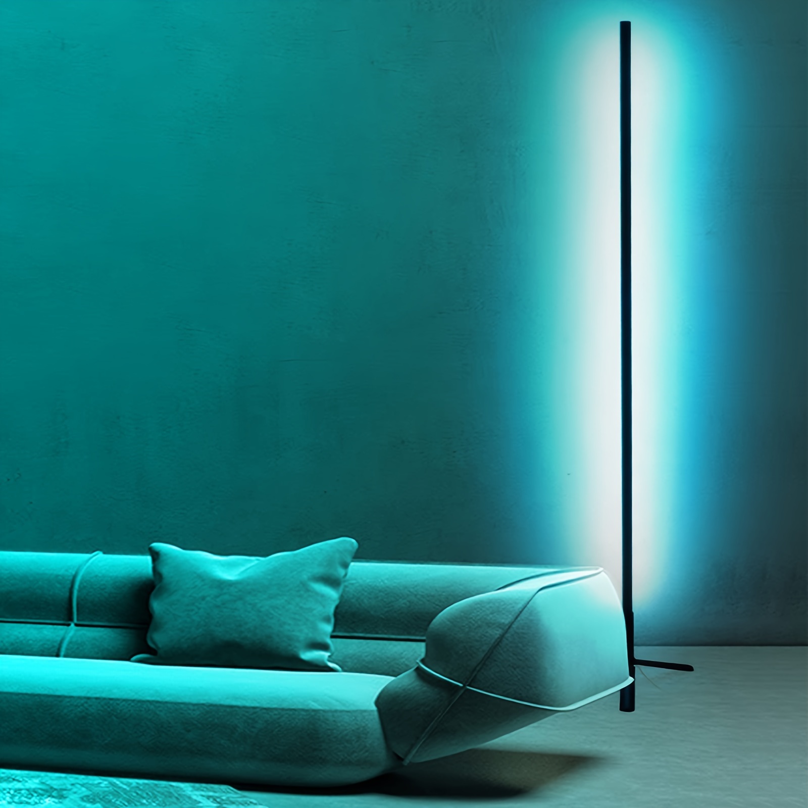 Tall RGB Corner Light - Dimmable Corner Lighting RGB Lamp - Color Changing  LED Corner Lamp - Modern LED Lamp for Bedroom or Living Room