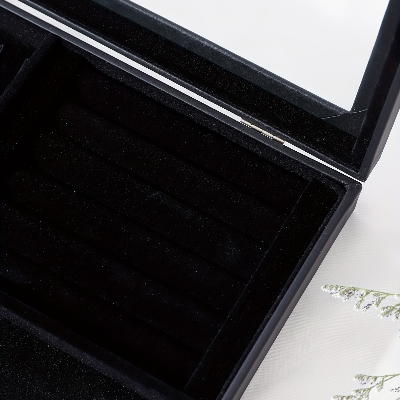 Leather Jewelry Display Box for Earrings Necklaces Bangles