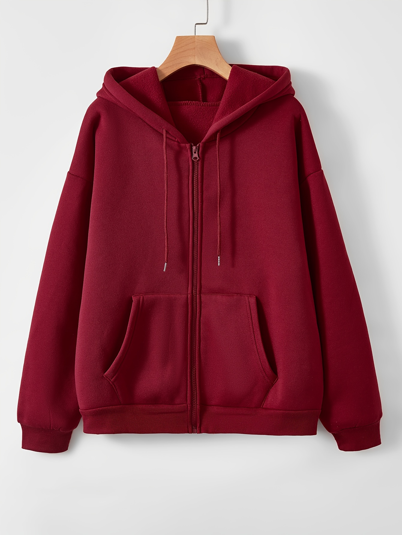 Factory China OEM Top Quality New Design Hot Selling Solid Color Drawstring  Long Sleeves Side Pockets Full Zipper Front Closure Ribbed Cropped Women  Hoodies - China Hoodies Set for Women and Hoodies & Sweatshirts price