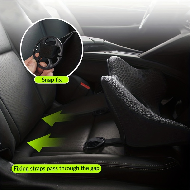 Memory Foam Car Seat Pad Sciatica Lower Back Pain Relief Car - Temu