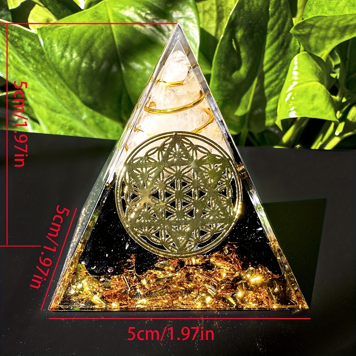 Orgone Pyramid Generatore Di Energia Naturale In Cristallo - Porta Energia  Positiva, Sollievo Dallo Stress, Guarigione, Meditazione E Attira La  Ricchezza, Decorazione Per La Casa, Oggetti Da Collezione - Temu Switzerland